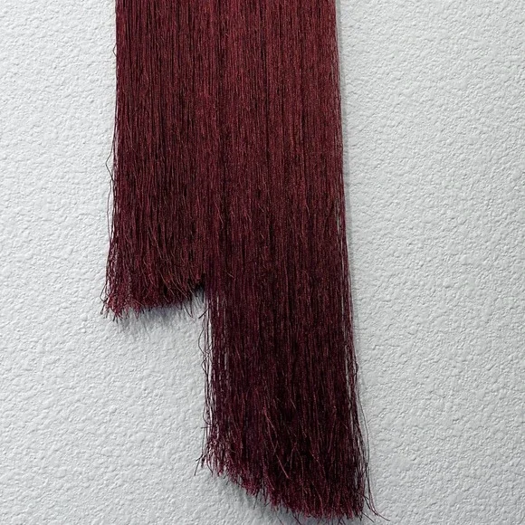 NEW Cult Gaia Banu Mini Fringe Clutch Topaz Quiet Luxury $458 Whimsical Ethereal - Picture 7 of 9